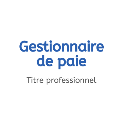 titre professionnel gestionnaire de paie